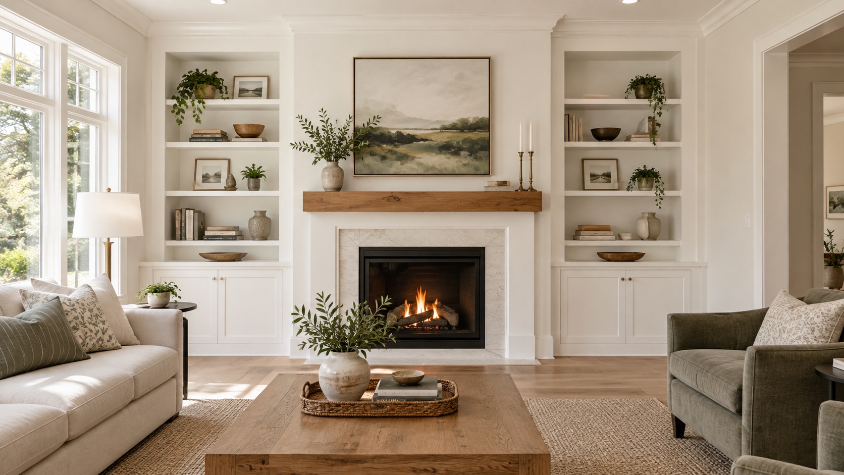 Living room design study — after concept
